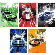 Zeszyty szkolne - Herlitz Zeszyt A516k kratka Fast Car 70g (20szt) - miniaturka - grafika 1