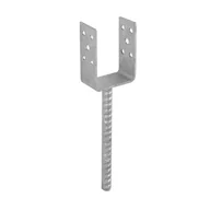 Kotwy - Podstawa słupa tupu U 71x100x40 mm PSL 70U ZN ocynk Domax - miniaturka - grafika 1