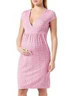 Sukienki ciążowe - Noppies Sukienka damska Bayamo Nursing Short Sleeve All Over Print, Cyclamy - N072, 34 - miniaturka - grafika 1
