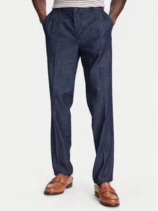 United Colors Of Benetton Spodnie materiałowe 40QFUF05J Granatowy Slim Fit - Spodnie męskie - miniaturka - grafika 1