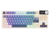 Klawiatury - Royal Kludge RK S85 Horizon Blue Beige switch RK-S85-HRZBLU-BEGSW-US - miniaturka - grafika 1