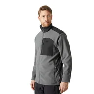 Kurtki męskie - Męska kurtka polarowa Helly Hansen Daybreaker Block Jacket concrete - M - miniaturka - grafika 1