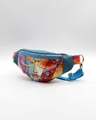 Nerki - Nerka Puga Face Niebieski MAŁA Blue - miniaturka - grafika 1