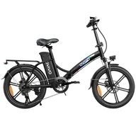 Rowery elektryczne - Rower elektryczny miejski Ovivo Neo C1, 20”, czarny - miniaturka - grafika 1