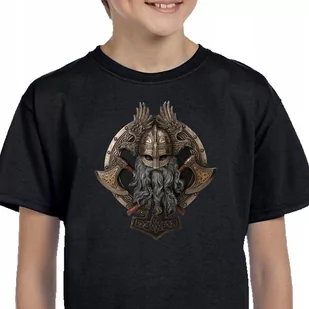 128 KOSZULKA VIKING VALHALLA RAGNAROK 3251 CZARNA - Moda i Uroda OUTLET - miniaturka - grafika 1