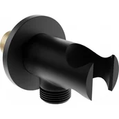 Słuchawki prysznicowe - Mexen Kai przyłącze kątowe czarne - 79301-70 - miniaturka - grafika 1