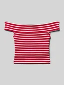 Koszulki dla dziewczynek - Top z odkrytymi ramionami - miniaturka - grafika 1