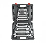 Zestawy narzędziowe - KLUCZ PŁASKO-O.GRZ/PRZEG.KPL.13szt. - miniaturka - grafika 1