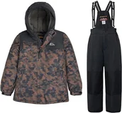 Kombinezony dla dzieci - SMONTY Kombinezon Narciarski Dziecięcy  Brązowy 4-5Y - miniaturka - grafika 1