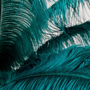 KARE Feather Palm lampa stojąca z piórami, zielona - Lampy stojące - miniaturka - grafika 3