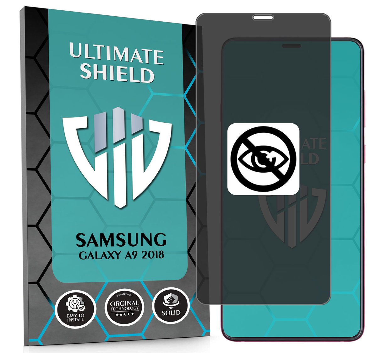 NAJLEPSZA FOLIA 5D ANTYSZPIEGOWSKA DO SAMSUNG GALAXY A9 2018 HYDROŻELOWA