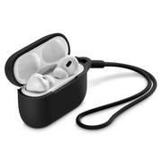 Akcesoria do słuchawek - Etui na słuchawki HAMA 210914 do Apple AirPods Pro 2 gen. Czarny - miniaturka - grafika 1