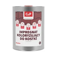 Kleje i inne preparaty budowlane - Impregnat do kostki brukowej koloryzujący czerwony C&P 5 litrów - miniaturka - grafika 1