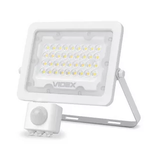 Naświetlacz LED 30W 2700 lm IP65 5000K biały czujnik ruchu PIR obracalny - Lampy ogrodowe - miniaturka - grafika 1
