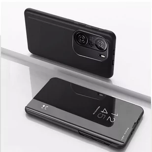 Clear View Case futerał etui z klapką Xiaomi Redmi K40 Pro+ / K40 Pro / K40 / Poco F3 czarny - Etui i futerały do telefonów - miniaturka - grafika 2