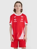 Koszulki dla dziewczynek - 4F Koszulka meczowa replika wyjazdowa z możliwością personalizacji dziecięca 4F x Polska Siatkówka - czerwona 110/116 - miniaturka - grafika 1