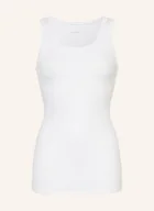Koszulki i topy damskie - Schiesser Top Pure Rib weiss - SCHIESSER - miniaturka - grafika 1