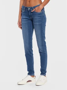 Pepe Jeans Jeansy Soho PL204174 Niebieski Skinny Fit - Spodnie damskie - miniaturka - grafika 1