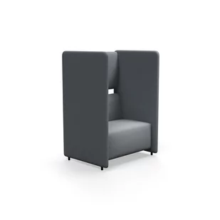 Fotel CLEAR SOUND, jednoosobowy, tkanina Pod CS, srebrnoszary - Inne meble biurowe - miniaturka - grafika 1