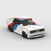Klocki - Bmw M3 E30 Klocki Konstrukcyjne Model Samochodu Figurki Na Prezent 455 El. - miniaturka - grafika 1