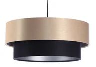 Lampy stojące - Kremowo-czarna podwójna lampa nad stół - 4X S414 Aknala - miniaturka - grafika 1