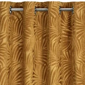 Zasłony - Eurofirany Zasłona Livia miodowa 140 x 250 cm na przelotkach - miniaturka - grafika 1