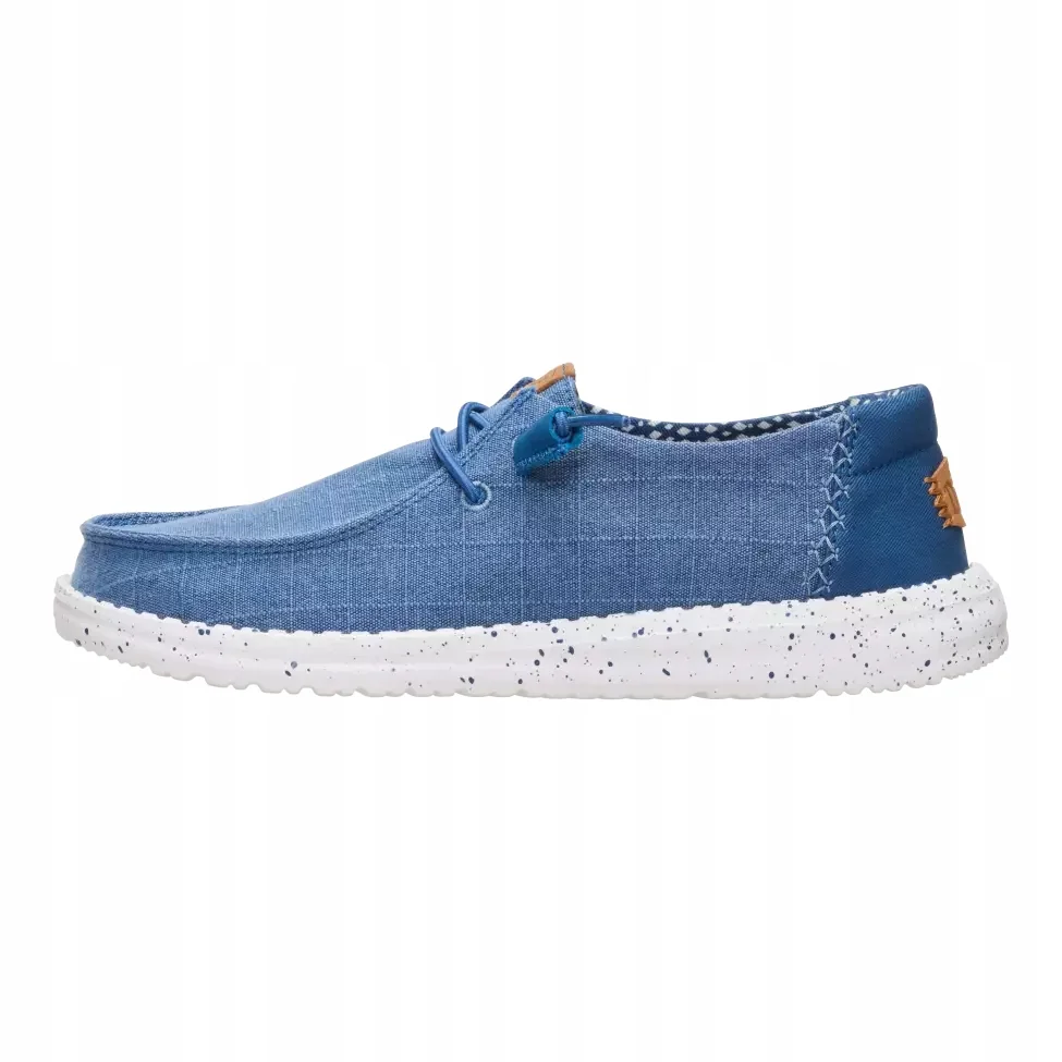 HeyDude Damskie Lekkie Wygodne Mokasyny Wendy Chambray Grid 41