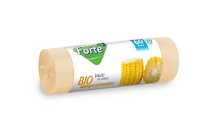 Forte+ Zestaw 9 X Worki Biokompostowalne Beżowe 60L 20 Szt. / Forte+ - Worki na śmieci - miniaturka - grafika 1