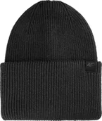 Czapki damskie - Czapka Zimowa 4Fwaw24Acapu511 - Czarna - miniaturka - grafika 1