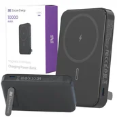 Powerbanki - Nowy powerbank indukcyjny 10000mAh ładowanie bezprzewodowe + porty USB-A i USB-C 20W Encore Energy MD-10WA - miniaturka - grafika 1