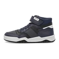 Buty dla chłopców - Geox Chłopięce J Perth Boy E sneakersy, Navy Lt Grey, 37 eu - miniaturka - grafika 1