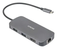Huby USB - Deltaco USBC-HDMI26 huby i koncentratory USB Type-C 5000 Mbit/s Szary USBC-HDMI26 - miniaturka - grafika 1