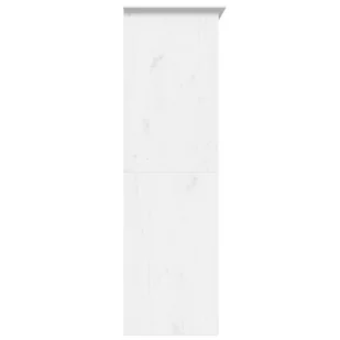 Szafa BODO, biała, 151,5x52x176,5 cm, lite drewno sosnowe Lumarko! - Meble do przedpokoju - miniaturka - grafika 4