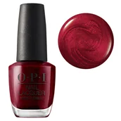 Lakiery hybrydowe - OPI Nail Lacquer, klasyczny lakier do paznokci, I Am Not Really A Waitress NLH08, czerwony, 15ml - miniaturka - grafika 1