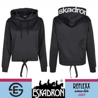 Akcesoria jeździeckie - Eskadron Bluza damska BELLA II HOOD REFLEXX SS 23 - deepgrey - miniaturka - grafika 1