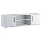 Szafki RTV - Biała stojąca szafka na telewizor P1-F34 - miniaturka - grafika 1