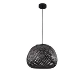 Lampy sufitowe - Żyrandol na lince ZANZIBAR 1xE27/20W/230V śr. 35 cm bambus - miniaturka - grafika 1