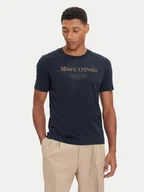 Koszulki męskie - Marc O'Polo T-Shirt 528 2305 51196 Granatowy Regular Fit - miniaturka - grafika 1