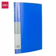 Teczki i skoroszyty - Album ofertowy Deli a4 10 koszulek niebieski - miniaturka - grafika 1