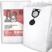 Worki do odkurzaczy - 10x Worek do Odkurzacza Metabo Asr 35 M Syntetyczny Tekstylny Worki Duży G9 - miniaturka - grafika 1