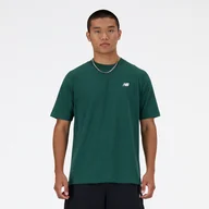 Koszulki męskie - Koszulka męska New Balance MT41509NWG  zielona - miniaturka - grafika 1