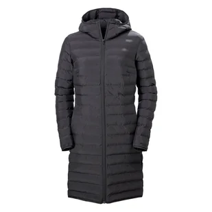 Damski Płaszcz ocieplany HELLY HANSEN W MONO MATERIAL INSULATOR COAT 53506_990 – Czarny - Płaszcze damskie - miniaturka - grafika 1