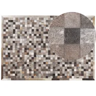 Dywany - Beliani Dywan patchwork skórzany 160 x 230 cm wielokolorowy ARMUTLU - miniaturka - grafika 1