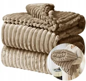 Koce - KOC PLED NARZUTA NA ŁÓŻKO MIĘKKI CIEPŁY KOCYK WYTŁACZANY 160X200 CM - miniaturka - grafika 1