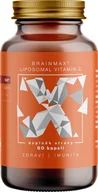 Witaminy i minerały - BrainMax Liposomal Vitamin C UPGRADE, Liposomalna Witamina C, 500 mg, 60 kapsułek roślinnych - miniaturka - grafika 1