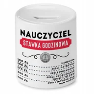 Skarbonki - Dla Nauczyciela Skarbonka na Urodziny na Prezent z Nadrukiem ze Zdjęciem - miniaturka - grafika 1