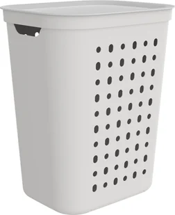 Kosz na pranie JONA 55 L biały - Kosze na bieliznę Kosz na pranie JONA 55 L biały - Kosze na bieliznę - miniaturka - grafika 1
