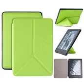 Etui do czytników e-book - Etui Składane Origami Na Czytnik Kindle 10 6" Zielone - miniaturka - grafika 1
