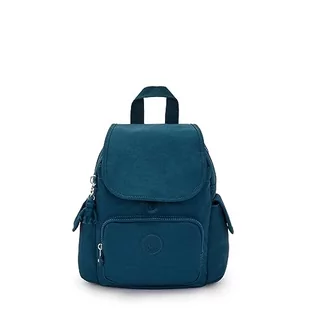 Kipling City Pack Mini Mały Plecak, 27 x 29 x 14, Cosmic Emerald, Zielony - Plecaki - miniaturka - grafika 1