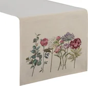 Obrusy i serwetki - Eurofirany bieżnik gobelinowy beżowy 140 cm x 45 cm - miniaturka - grafika 1